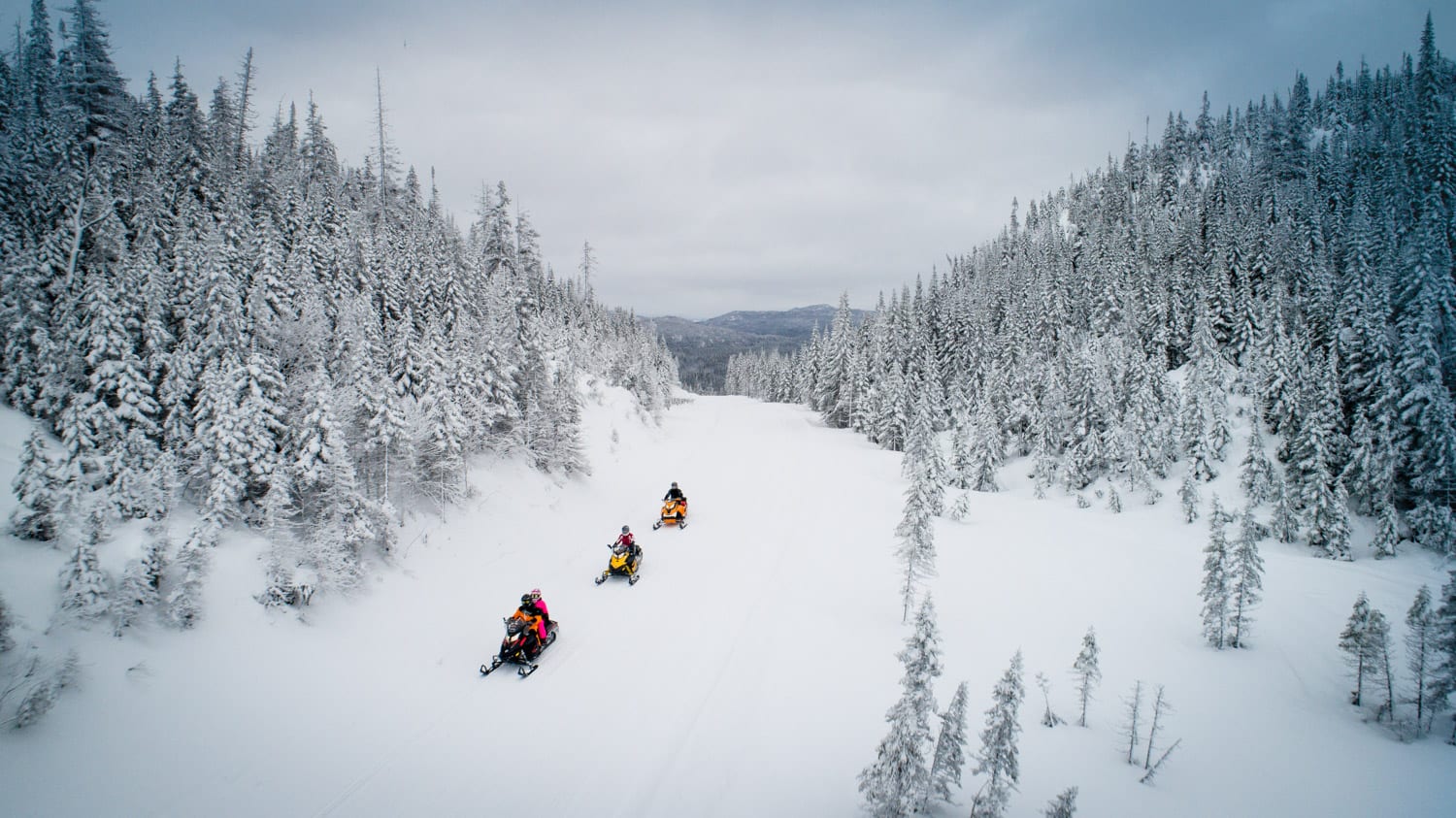 Saguenay Lac Saint Jean paradis de la motoneige