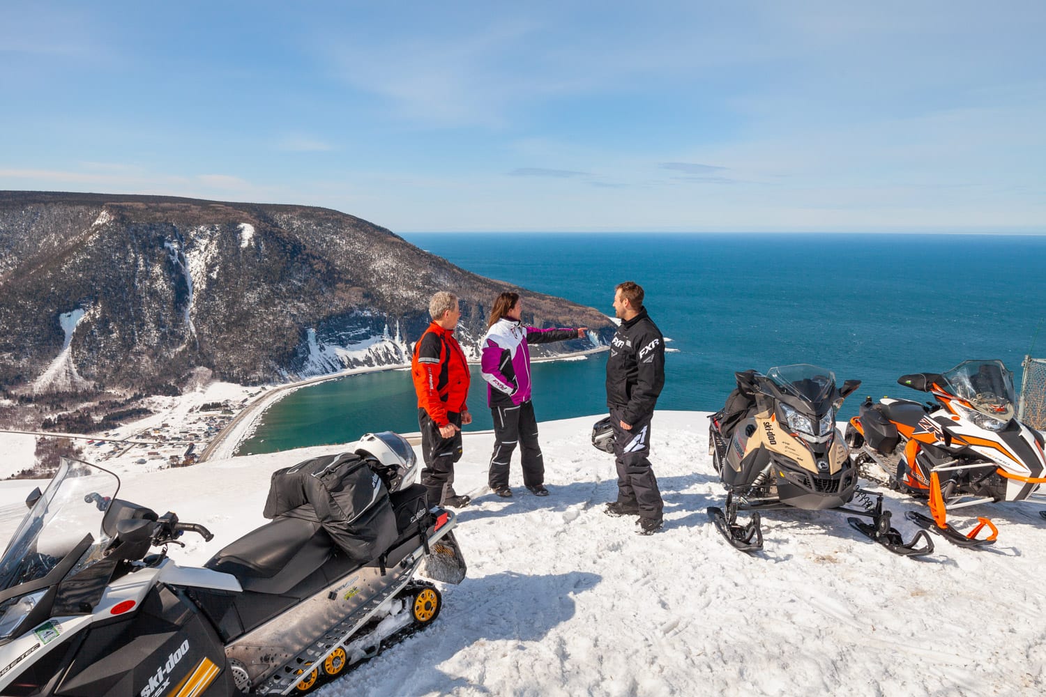 Top 5 – Circuits de motoneige en Gaspésie