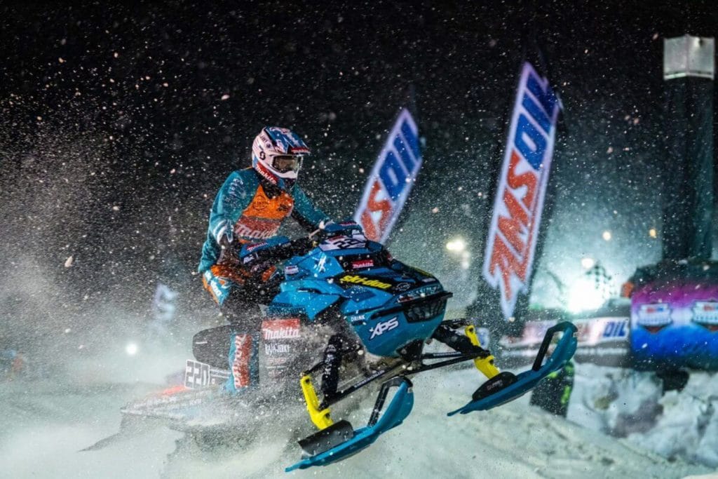 Snocross ISOC Francis Pelletier et Jonathan Lebel sur la plus haute marche du podium à Deadwood SD