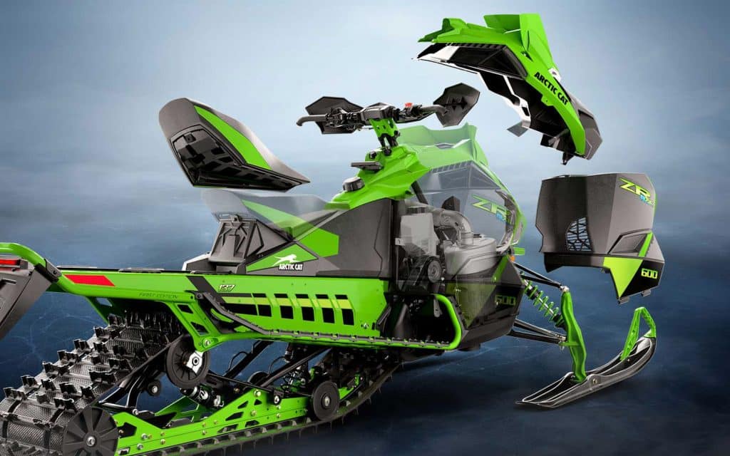 Nnouvelle plateforme de motoneige CATALYST d’Arctic Cat