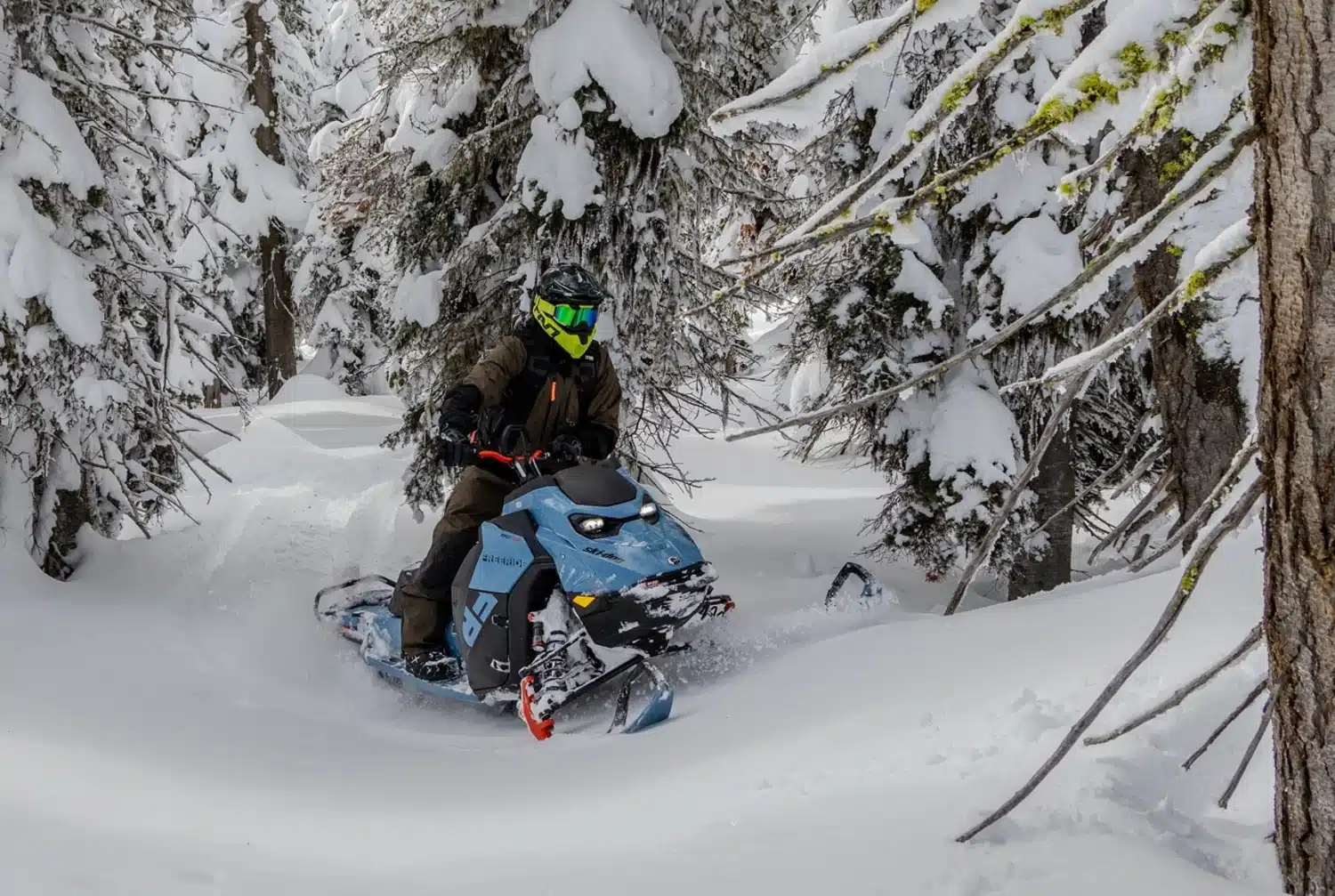 La Freeride toujours prête à se faufiler entre les arbr