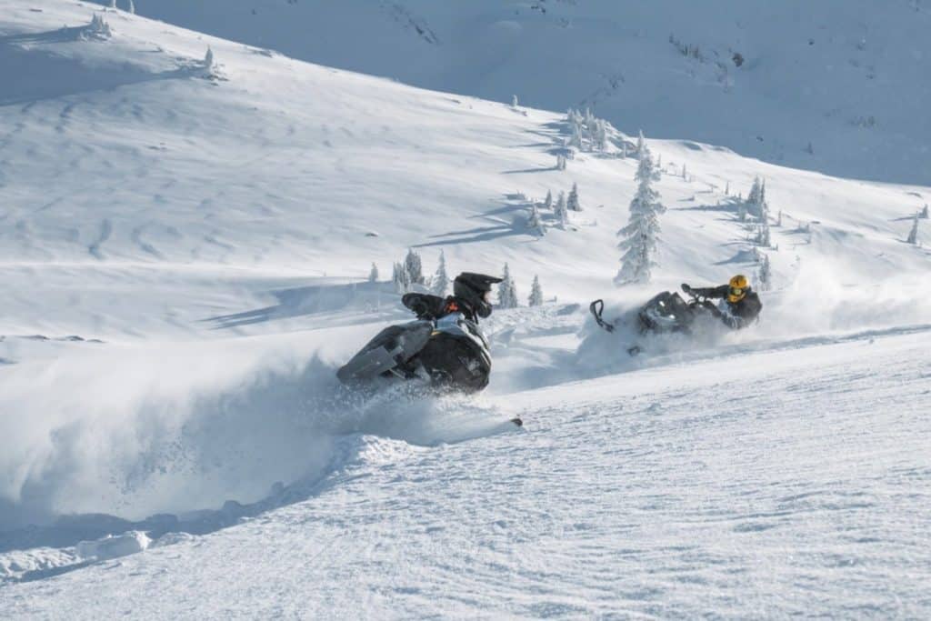 Le plaisir de carver librement dans la neige fraiche