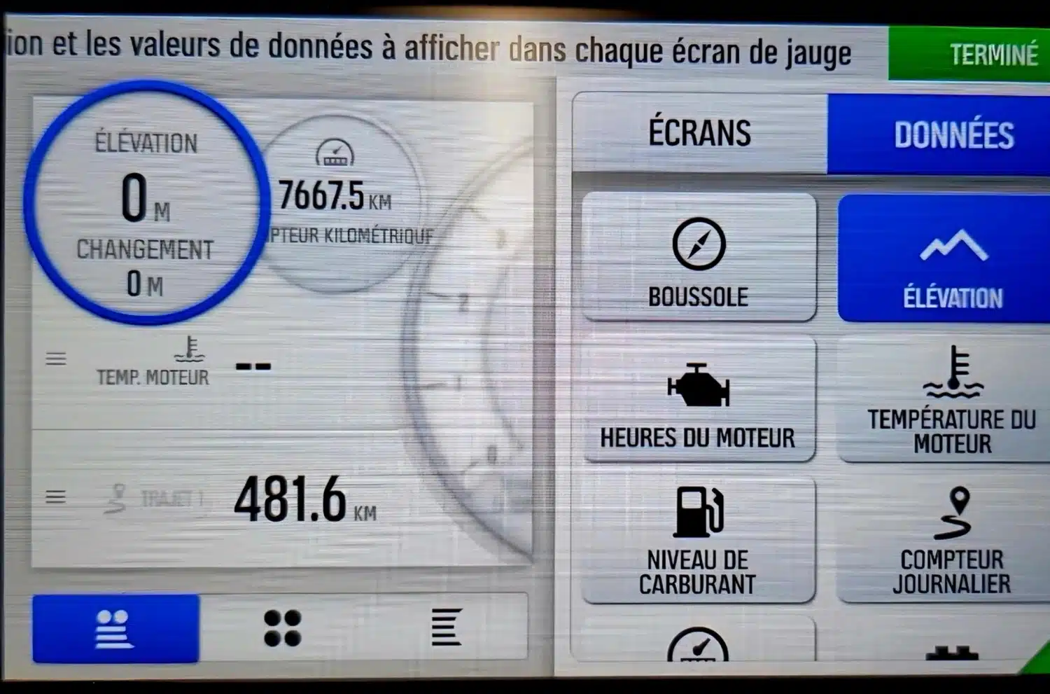 Photo 7 - Ride Command - Configuration affichage – grande taille