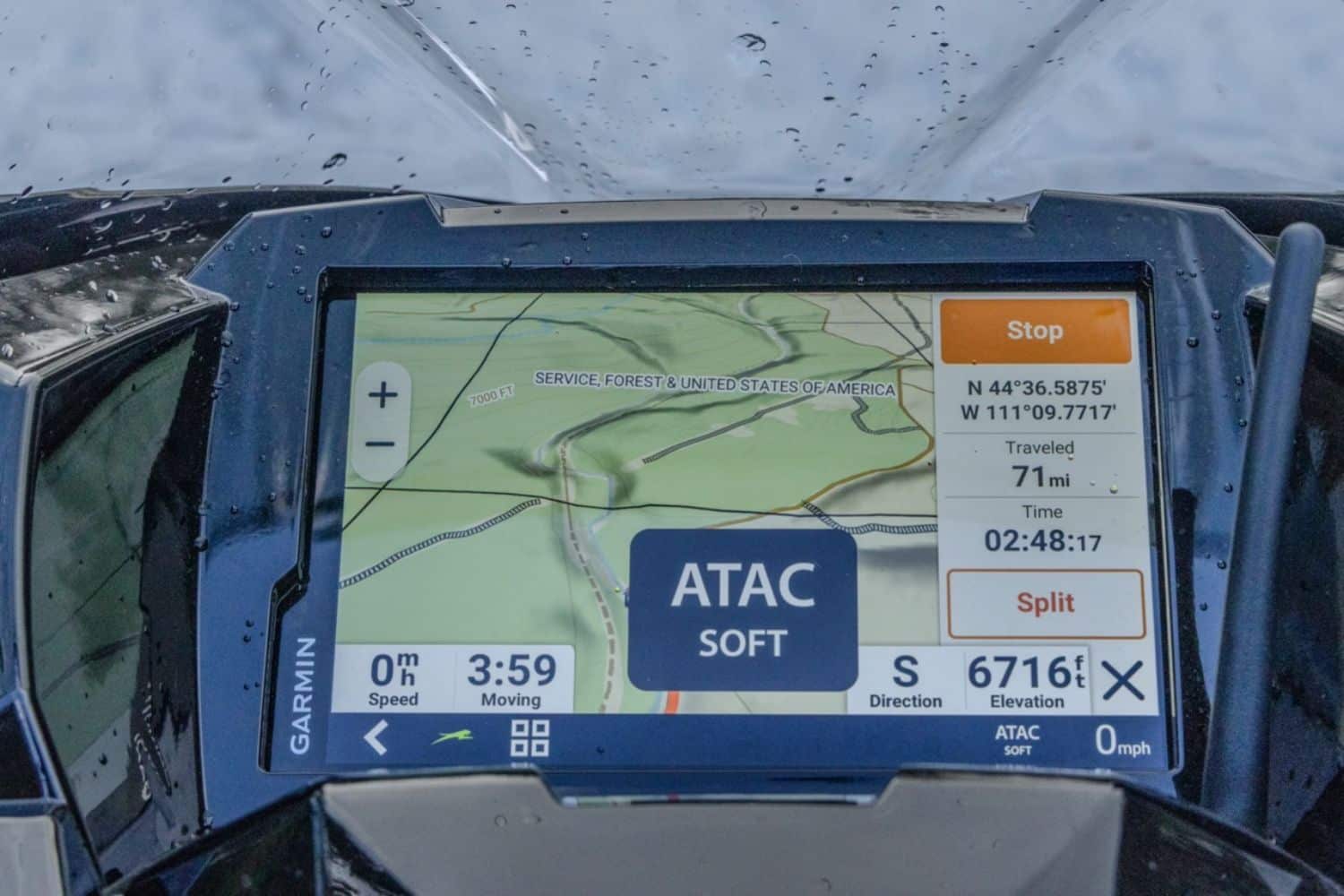 Garmin G8 en mode cartographie