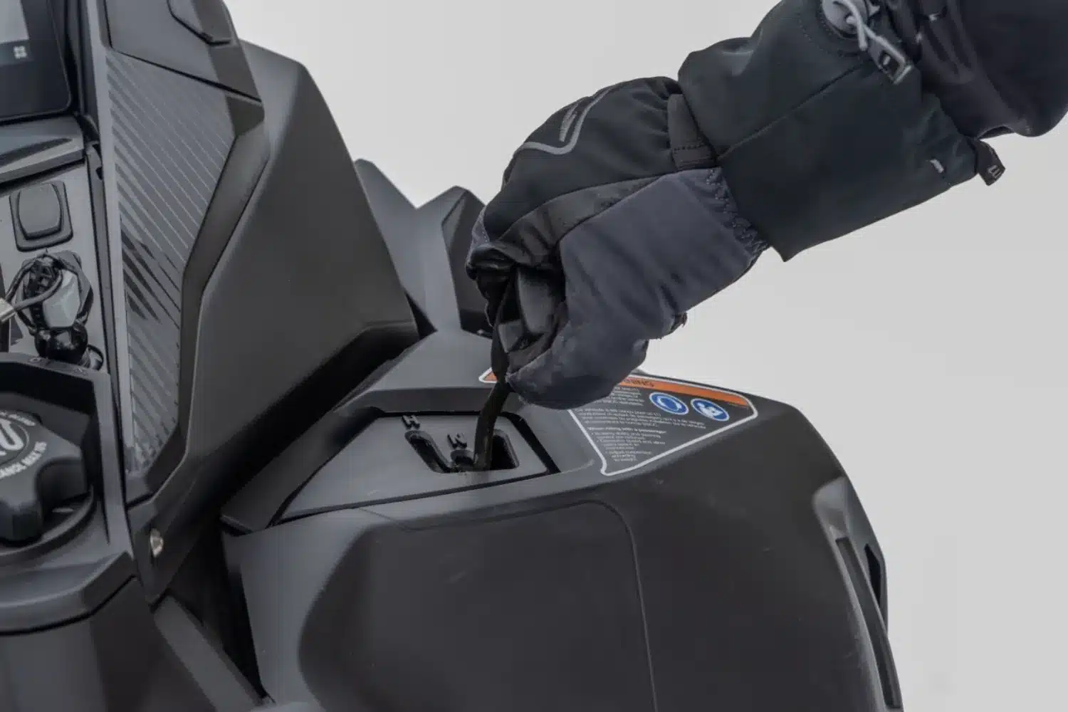 La transmission de la LYNX Commander RE avec ses 2 rapports